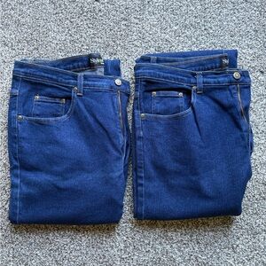 Style&co. Dark Blue Denim Jeans Women Lot Of 2 Size 18WP